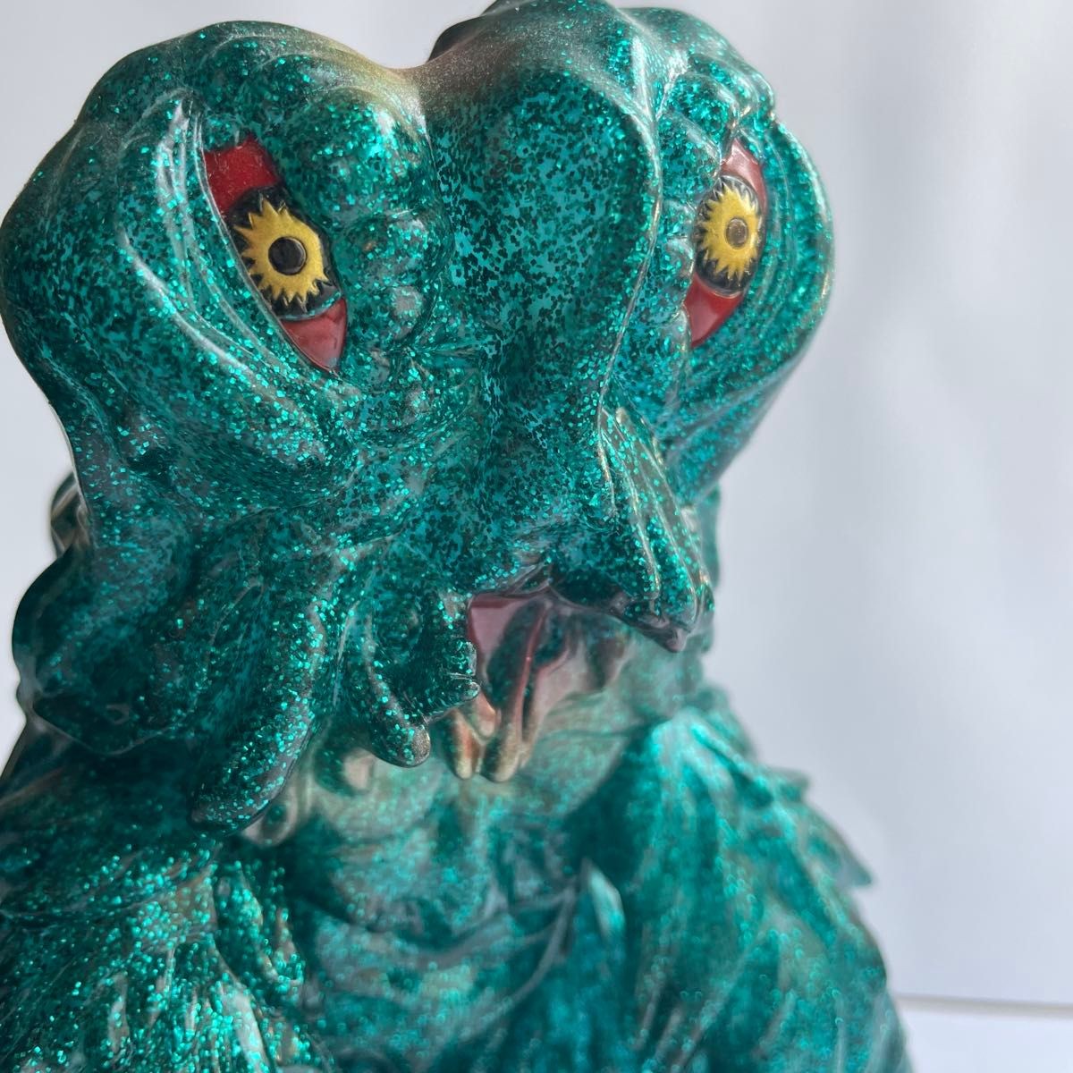 Marusan Hedorah Glitter Green Sofubi Vinyl Kaiju Figure Rare Japan
