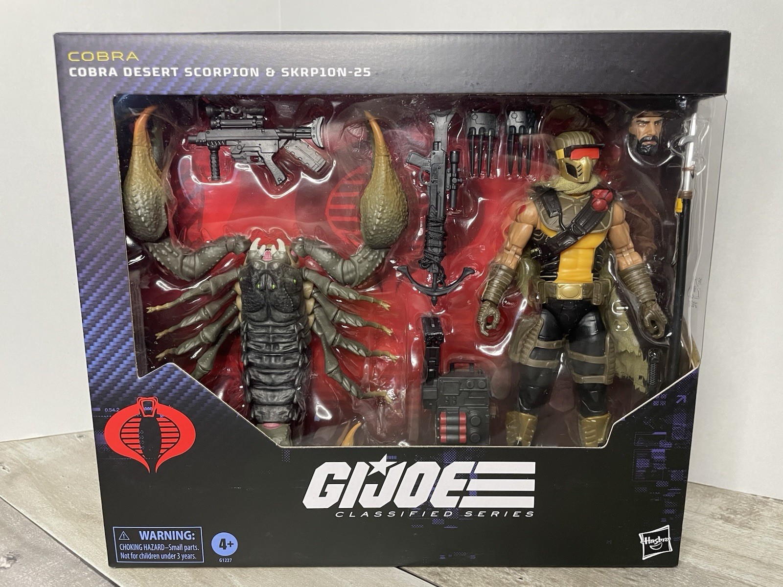 G.I. Joe Classified Cobra Desert Scorpion & Skrp1on-25 Figure #180 Hasbro NEW
