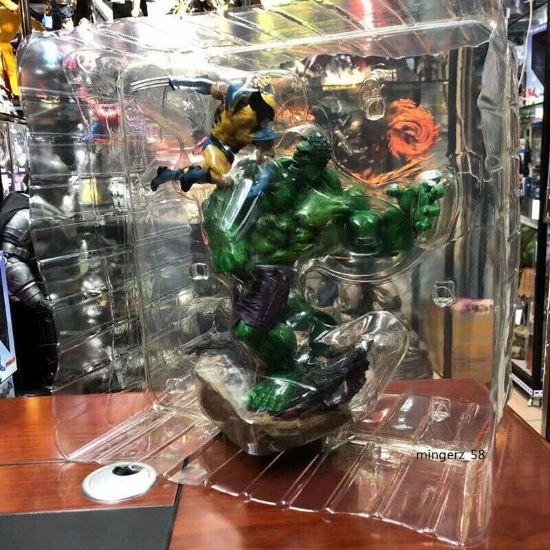 US STOCK Hulk VS. Wolverine 13 » Figure Statue Model Toy Collection Gift PVC New