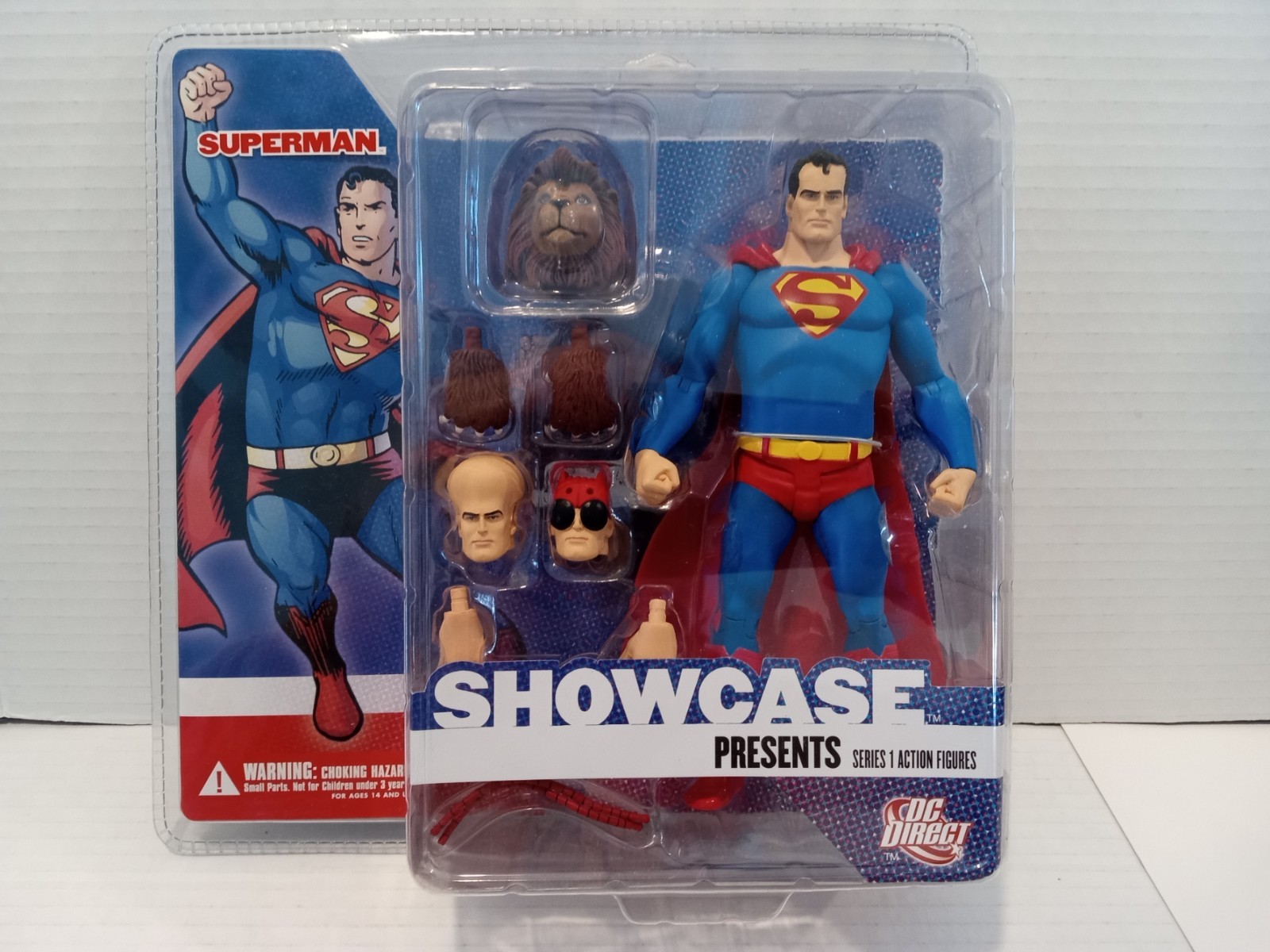 DC DIRECT SHOWCASE PRESENTS – SUPERMAN ACTION FIGURE – NEW MINT SEALED – 2008