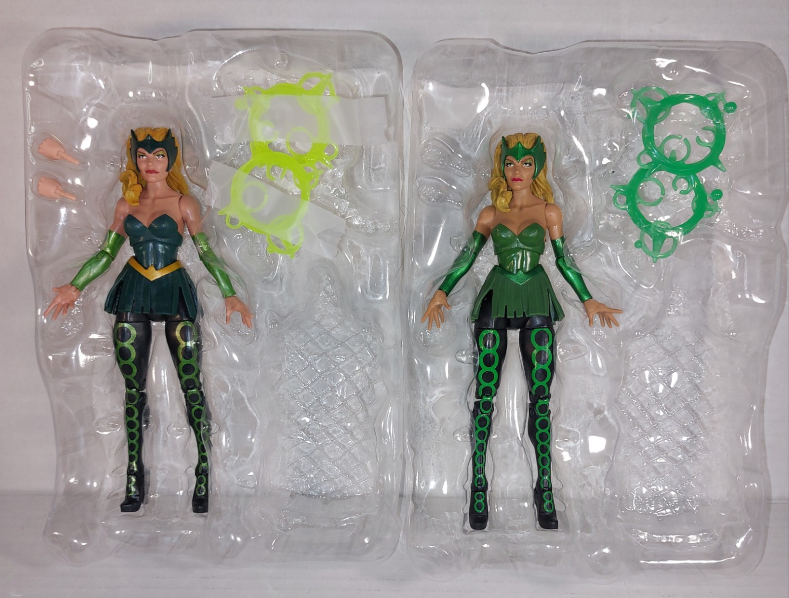 Marvel Legends ENCHANTRESS 6&Prime; Figure LOT OF 2 Different Figures No Packaging