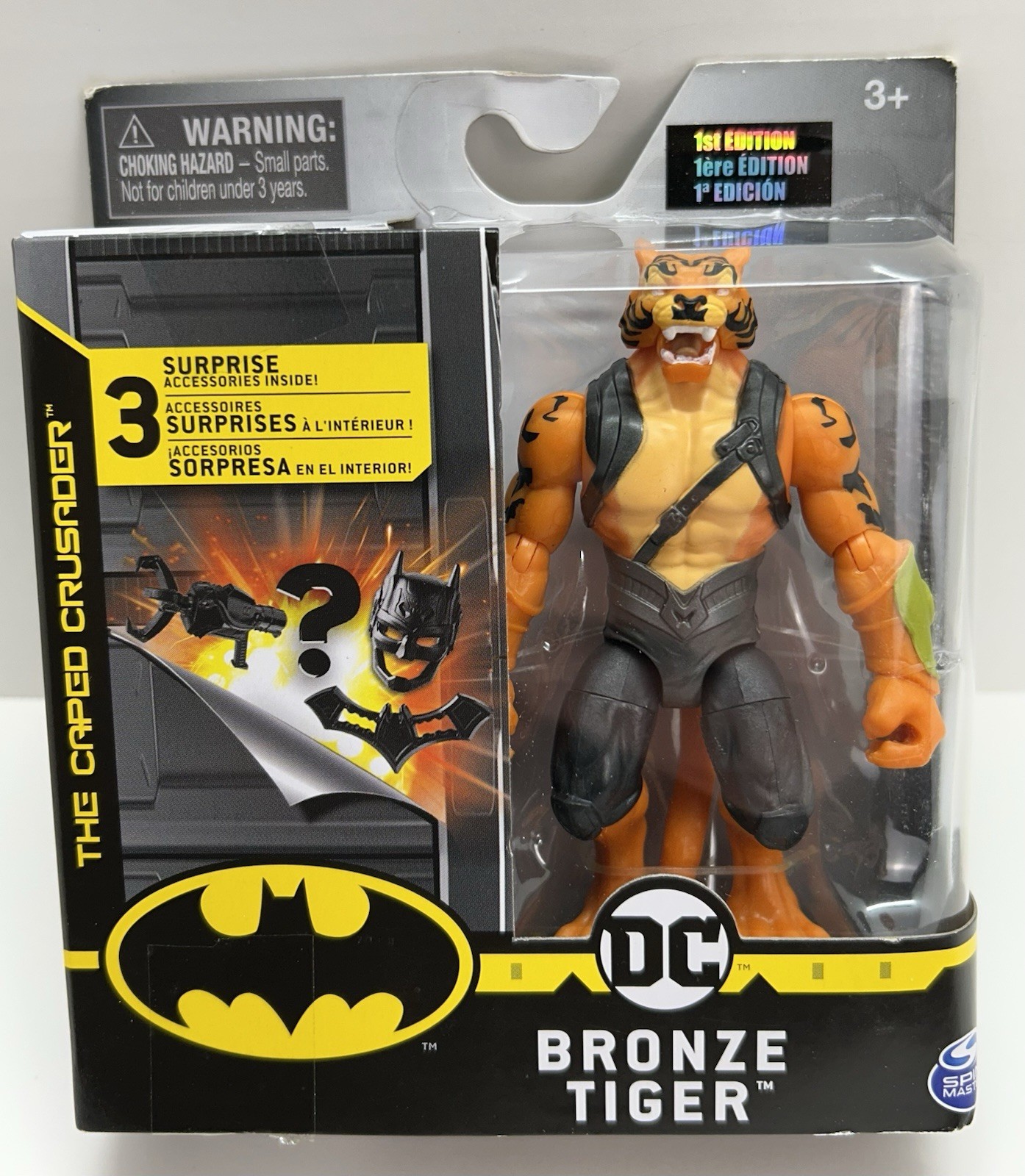 Bronze Tiger 4-inch DC Caped Crusader 1st Edition Action Figure Spin Master