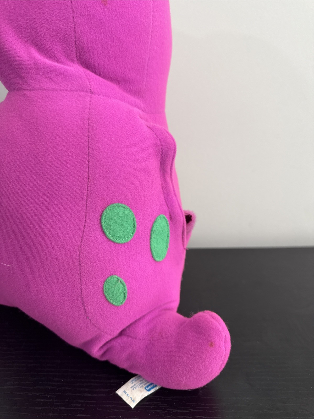 Vintage Talking Barney 16” Plush Playskool 1992 The Lyons Group Tested Works