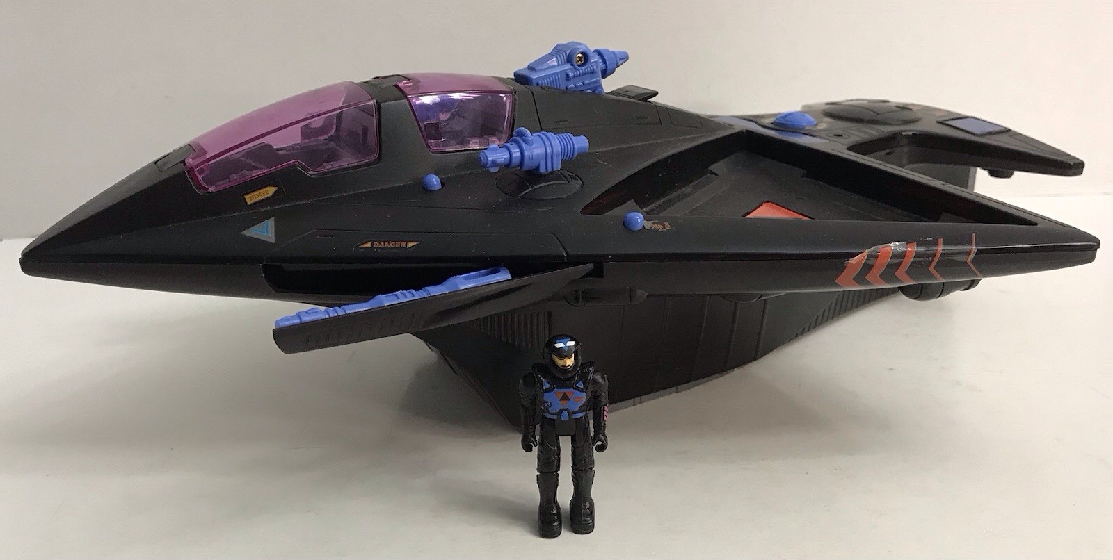 Vintage STARCOM Space Force 1986 SHADOWBAT Spacecraft Coleco Complete *Read*