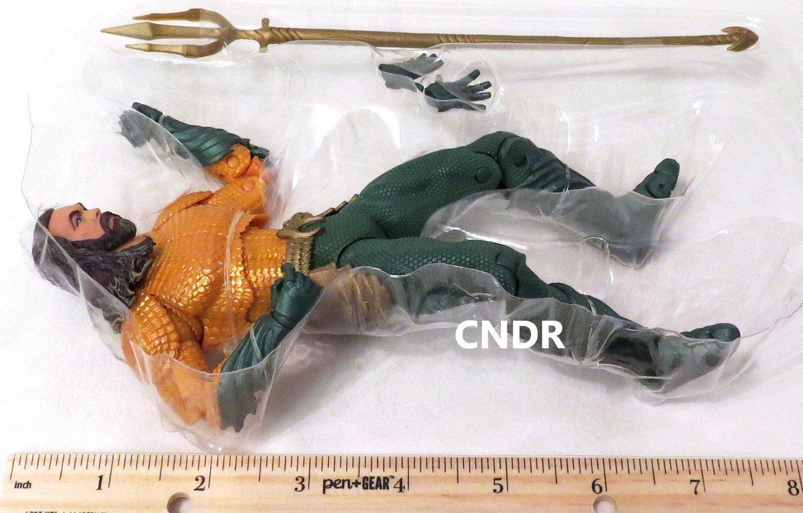 Mcfarlane DC Multiverse JL The Lost Kingdom Movie LOOSE 7&Prime; AQUAMAN Hero Costume!