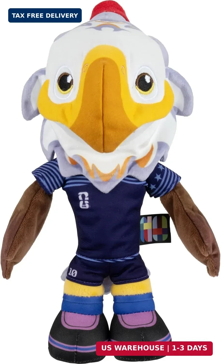 FIFA® World Cup 2026 USA 8-Inch Plush – Official Clutch™ Bald Eagle Mascot 3+