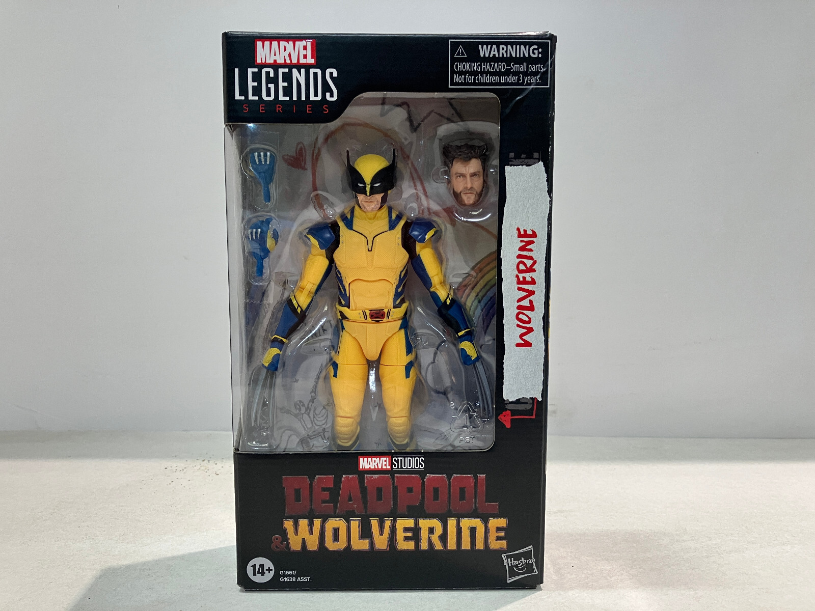 Marvel Legends Deadpool and Wolverine Hugh Jackman Yellow Suit Wolverine Hasbro