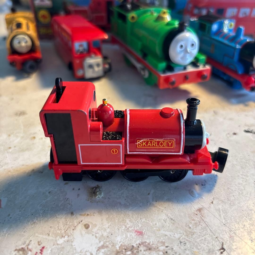 Tomy Thomas Engine Set Plarail Train Collection Vintage Toy Model Diorama