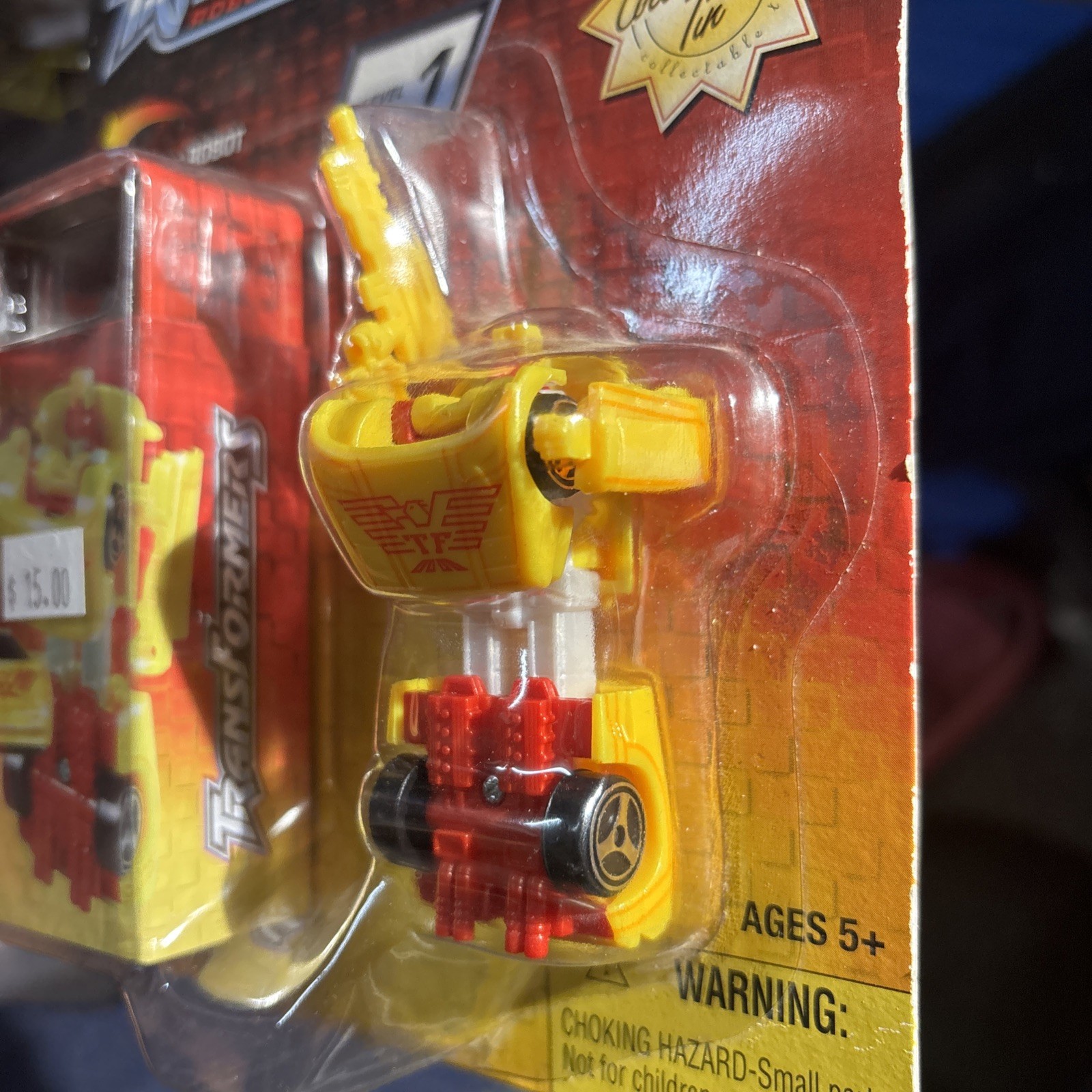 R.E.V. Tiny Tins 2003 Transformers RID Spy Changers NEW!