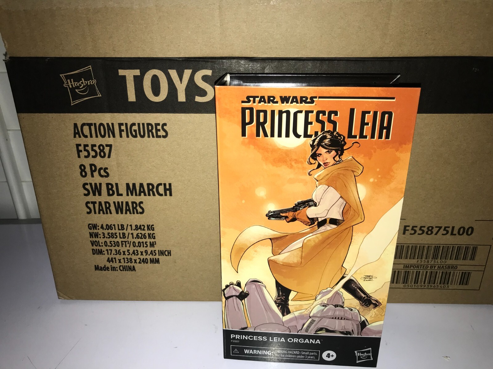 Star Wars The Black Series 6&Prime; Princess Leia Organa Action Figure COMIC SERIES