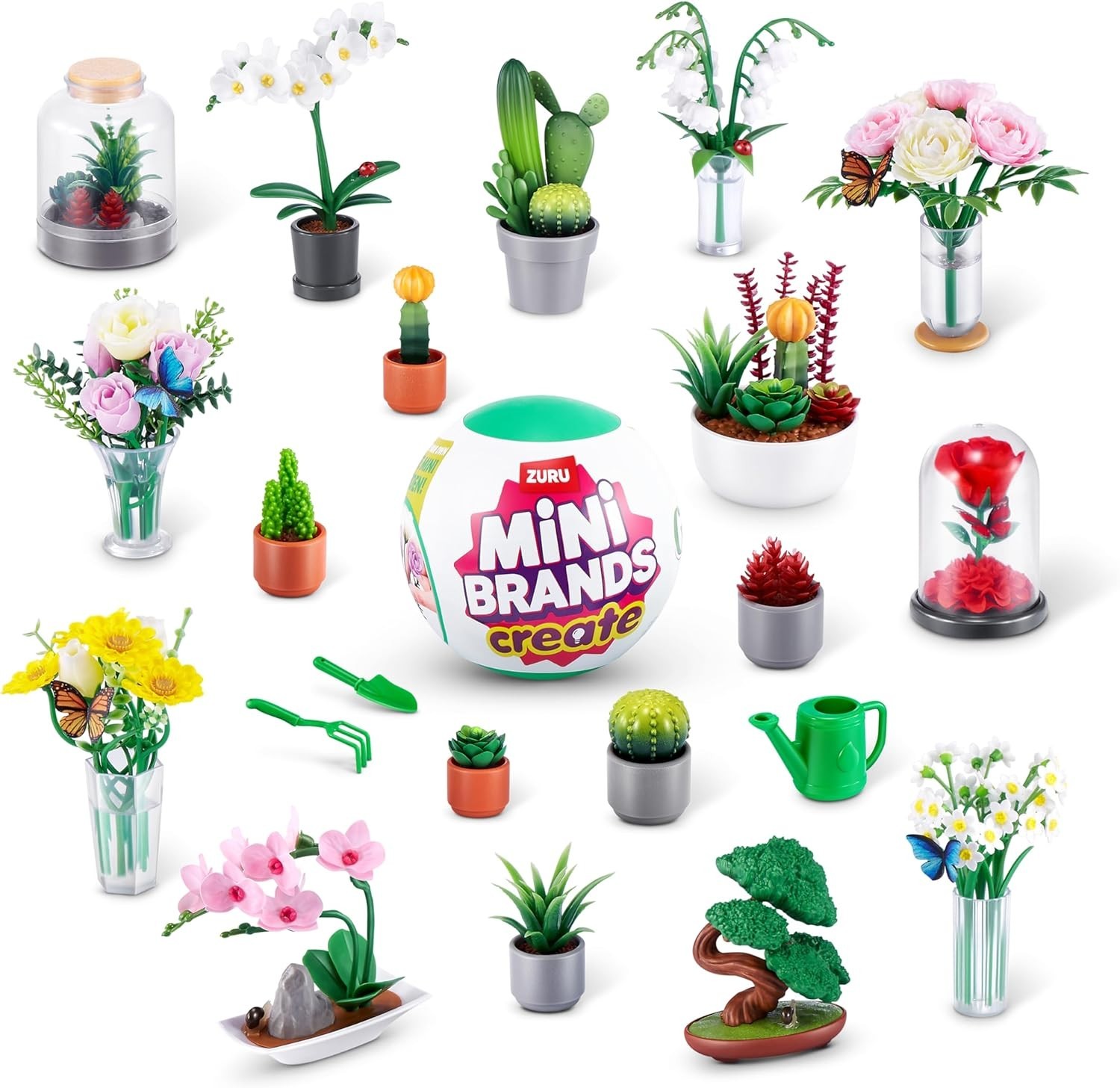 Create Garden Capsule 2 Pack – Mini Botanical Collectibles for DIY Garden Fun