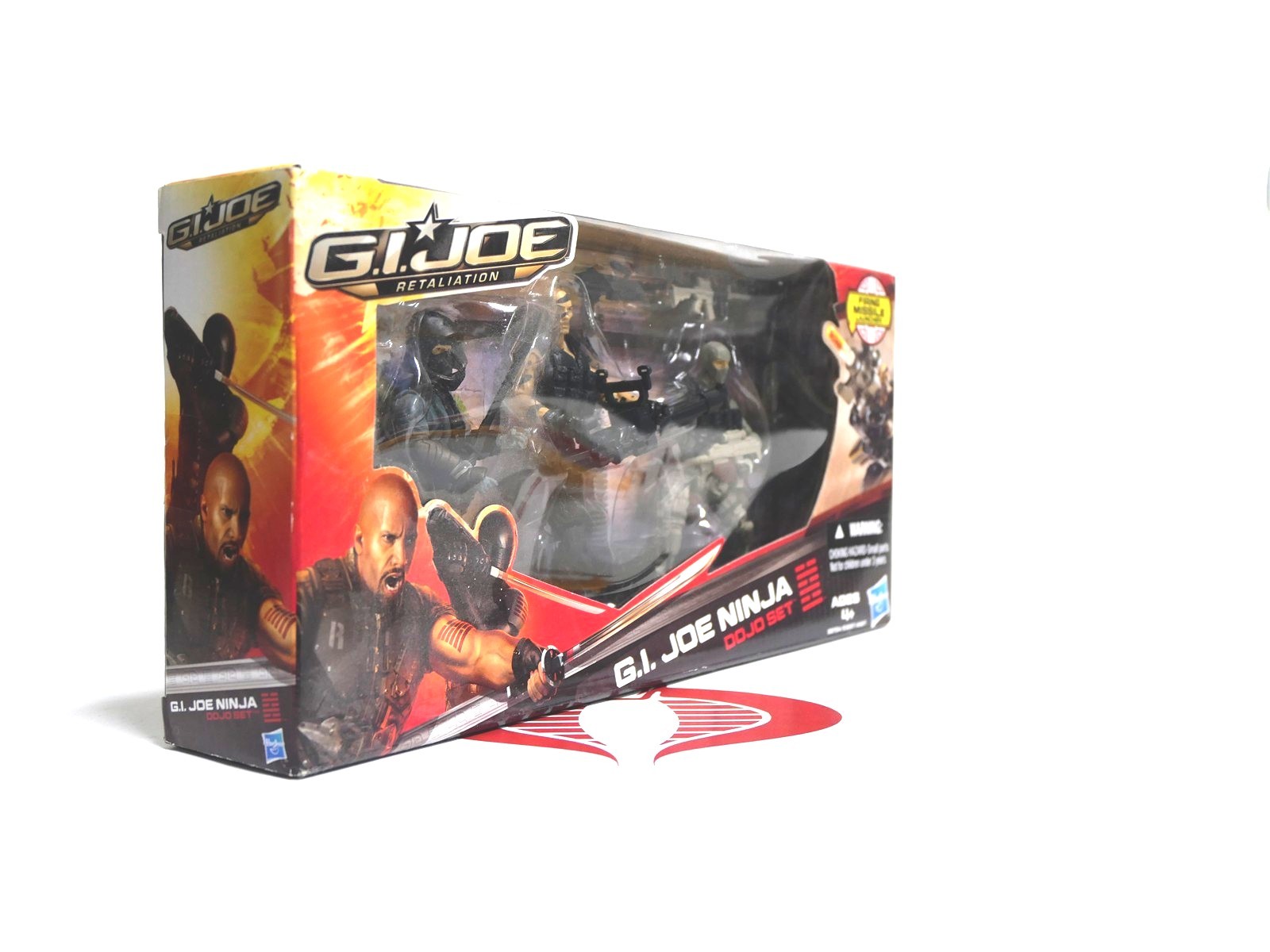 GI Joe Action Figure NINJA DOJO SET SET Night OPS Roadblock Retaliation 2012 MIB