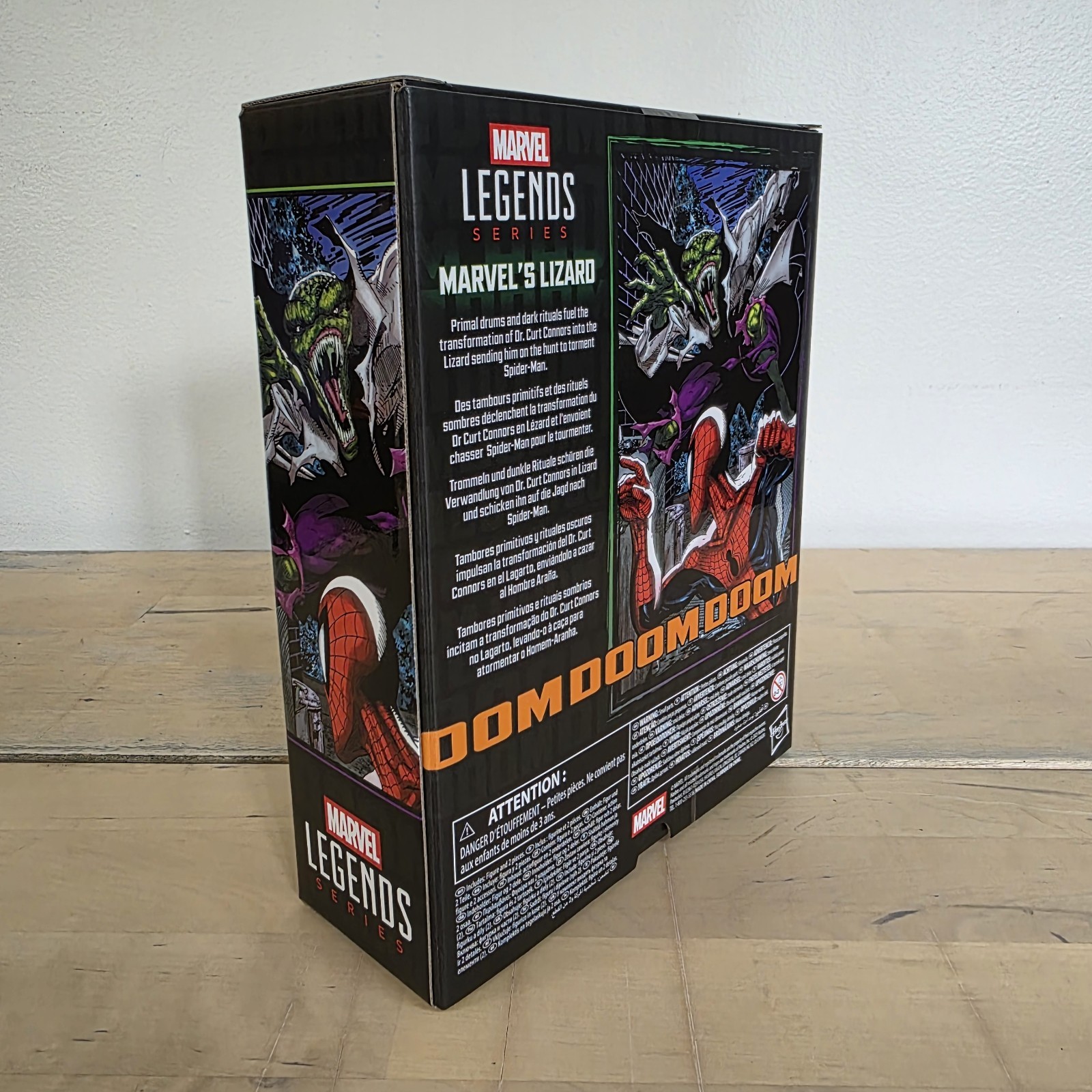 Spider-Man Marvel Legends Series Marvel&rsquo;s Lizard 6&Prime; Exclusive Figure In Hand