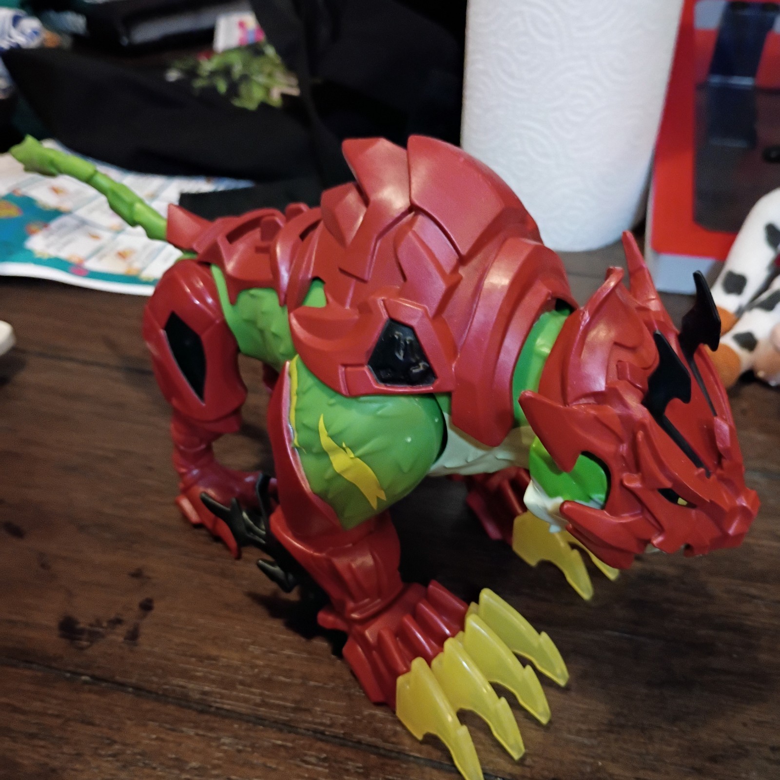 He-Man Masters of the Universe Battle Cat figure articulated 11  inch length