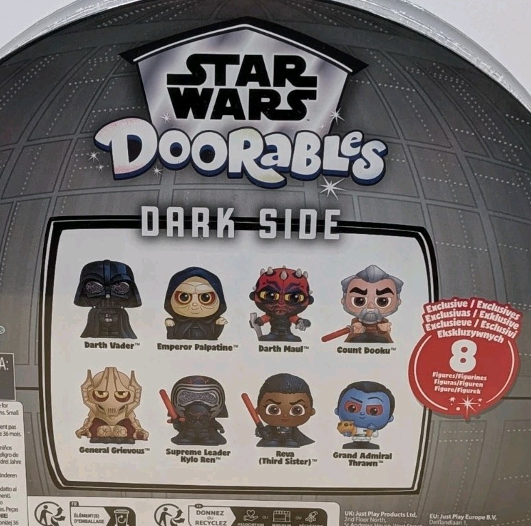 Star Wars Doorables Dark Side Collection Peek Collectible 8 Mini Figures Disney