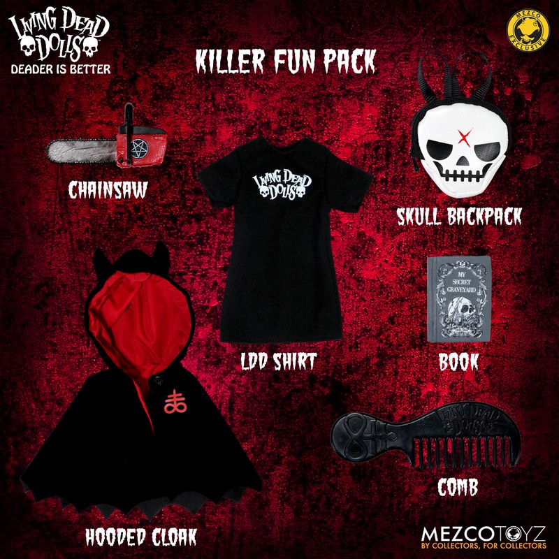 Living Dead Dolls Unearthly Possessions Killer Fun Pack Mezco Exclusive