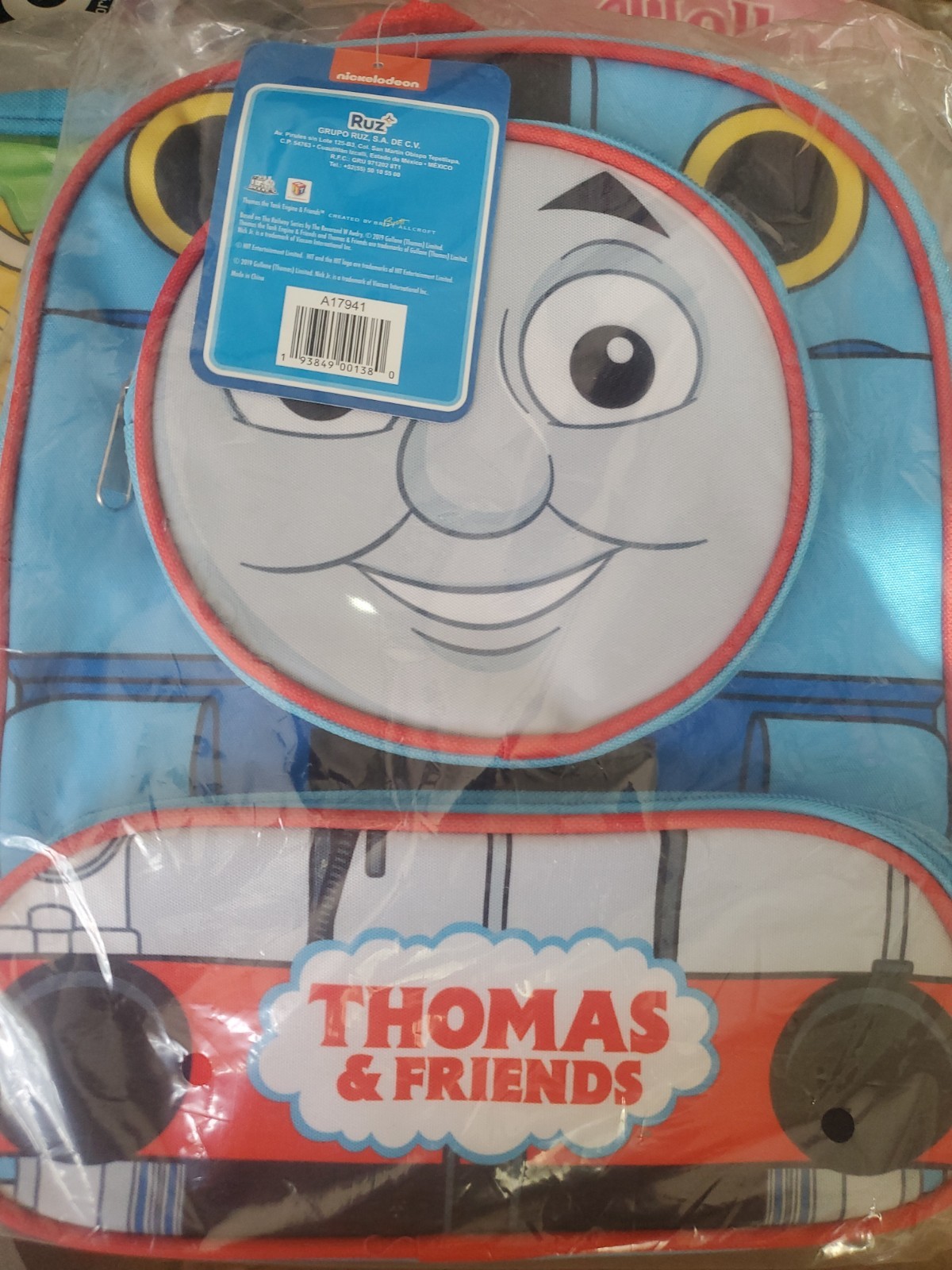 A17941 Thomas & Friends Small Backpack 12&Prime; x 10&Prime;