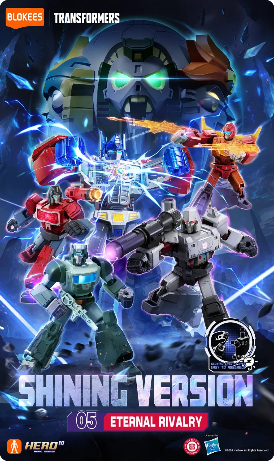 BLOKEES TRANSFORMERS SHINING VERSION 05 ETERNAL RIVALRY BLIND BOX=12 PACK