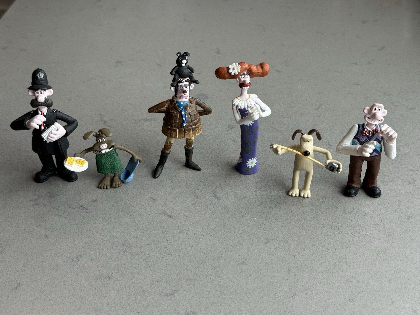 Wallace & Gromit Curse Of Were Rabbit Carrot Collector Mini Figure Set (2005)