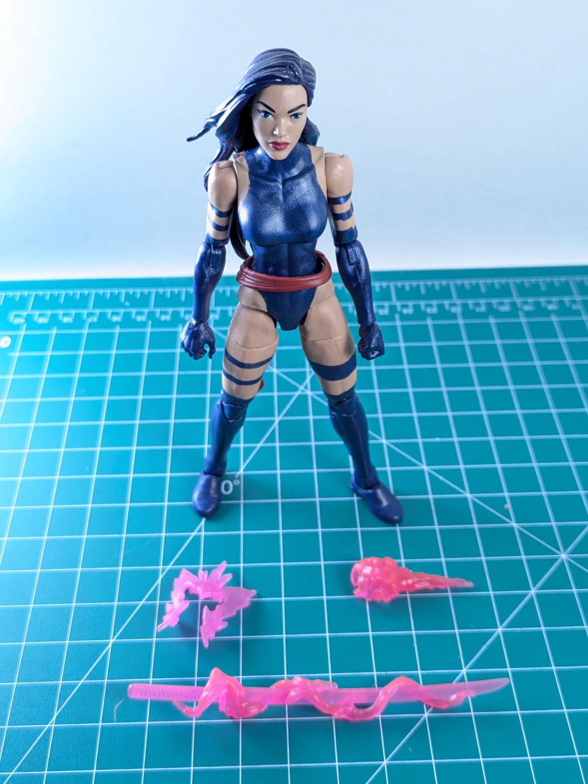Marvel Legends Psylocke Apocalypse BAF Wave 2018 X-Men Purple Hair
