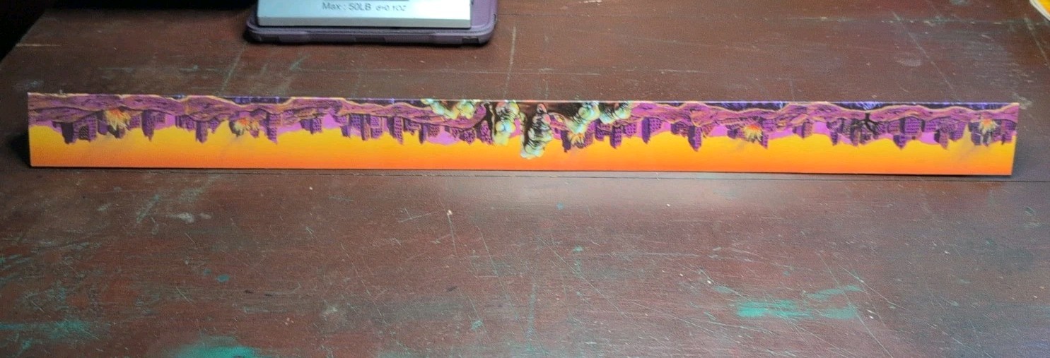 Vintage 1986 INHUMANOIDS Store Display Shelf Talker, Excellent Near Mint Cond