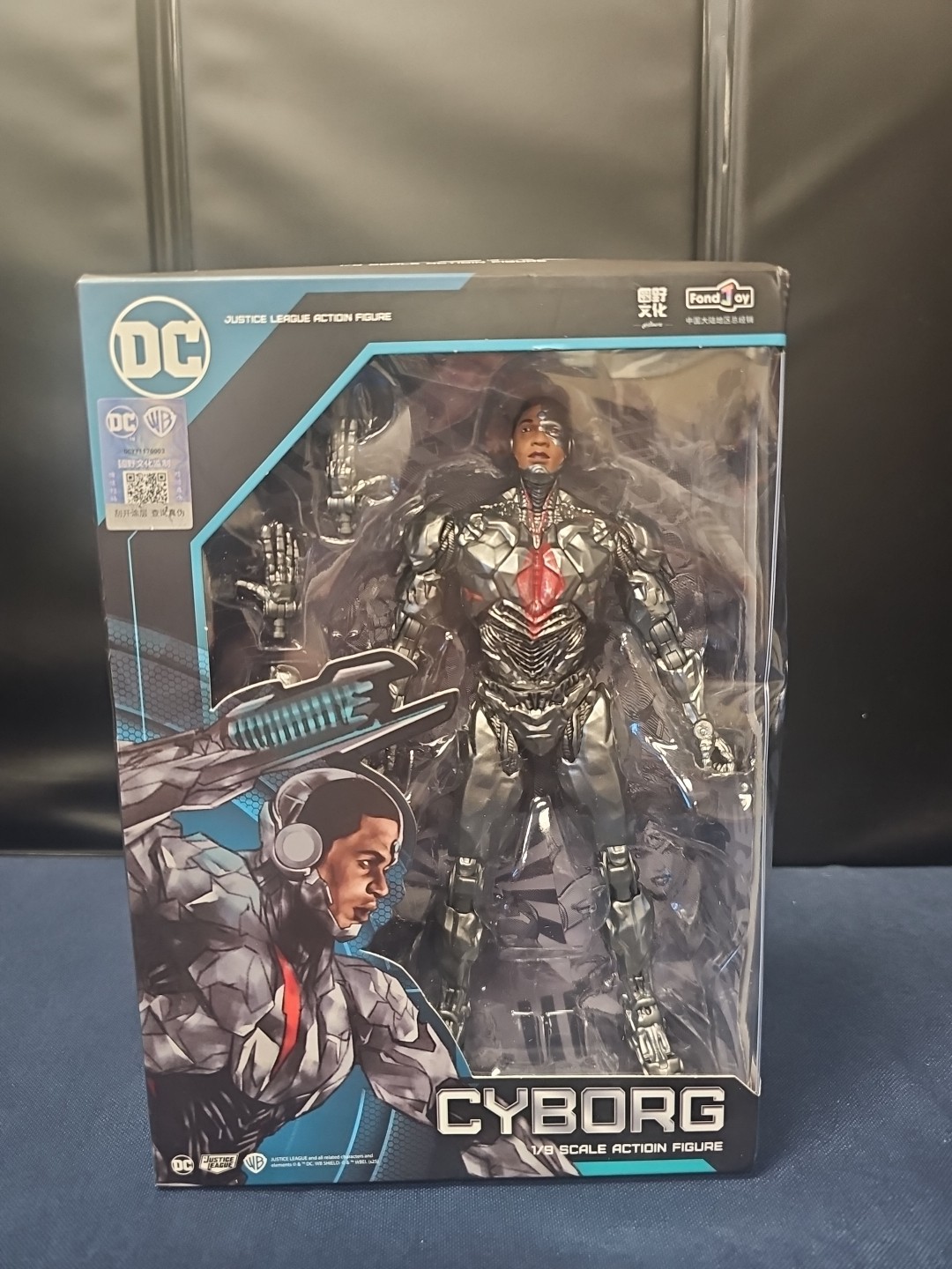 DC Cyborg 1/9 Scale Fond Joy Action Figure Sealed NEW RARE 🔥