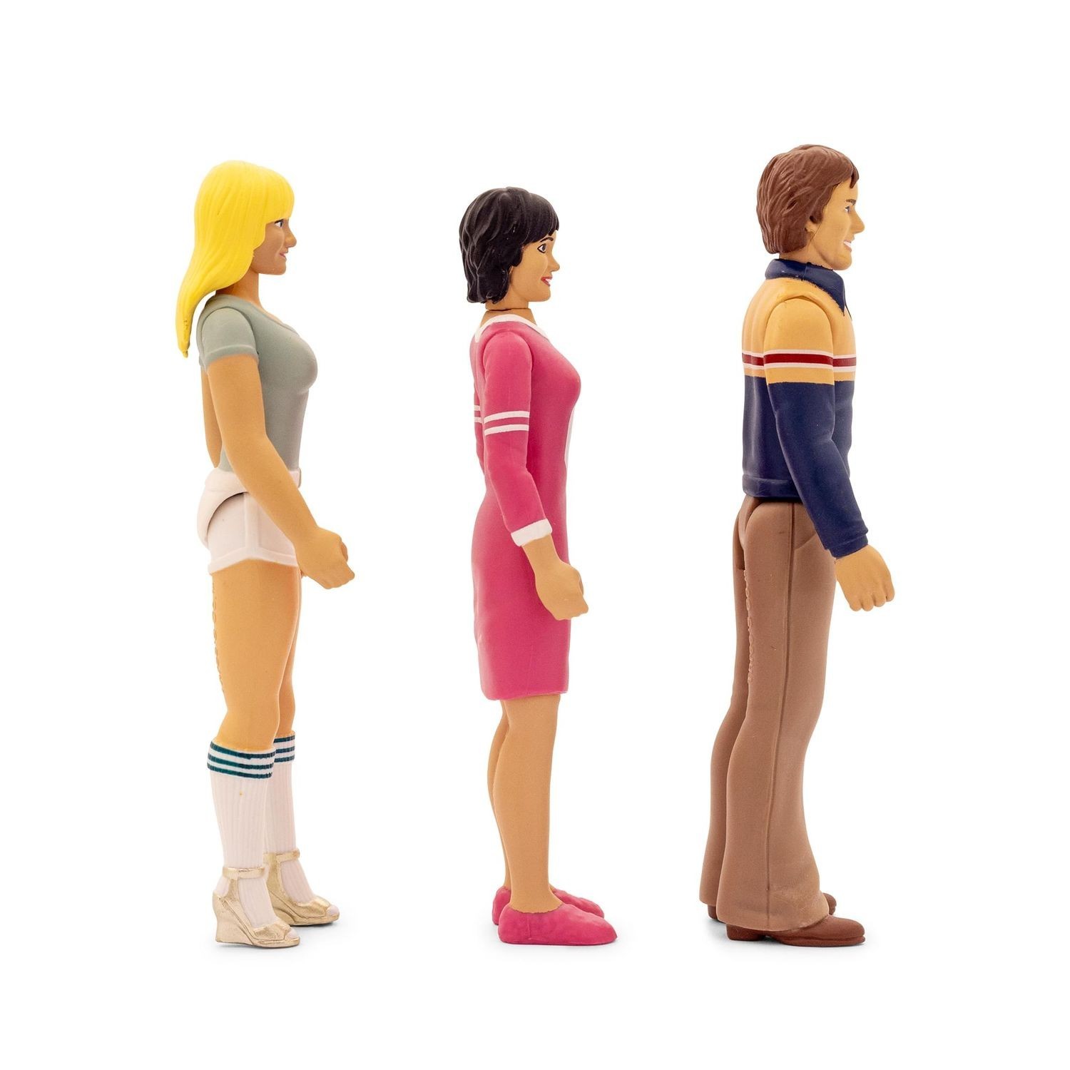 Three&rsquo;s Company 3.75&Prime;H Action Figures 2025 SDCC Exclusive Set of 3 MINT IN BOX