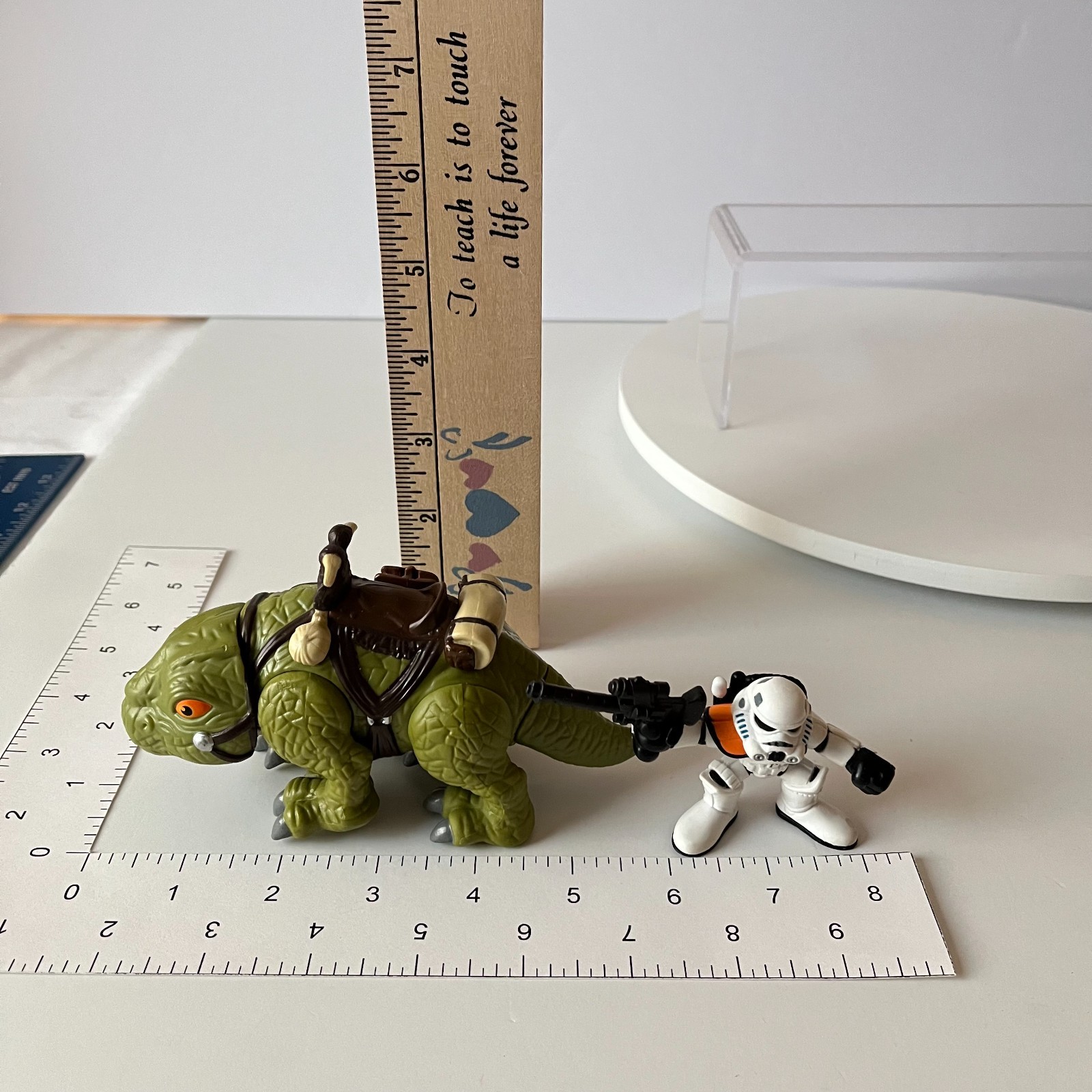 Star Wars Galactic Heroes Dewback & SandTrooper Figure Lot Hasbro Playskool
