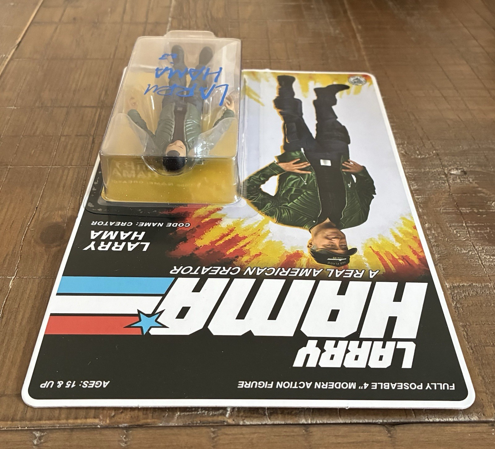 Larry Hama Signed GI Joe Creator Action Figure Beckett BAS