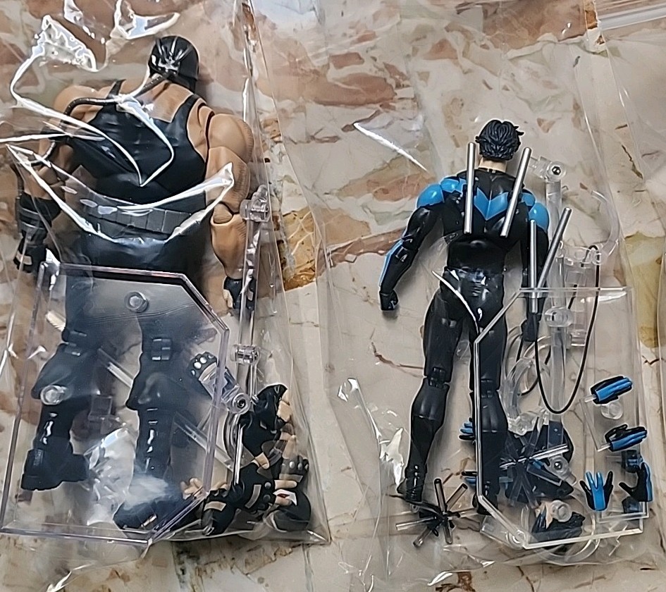 Mafex Medicom Batman Hush Action Figure Loose Lot (BatmanSuperman NightwingBane)