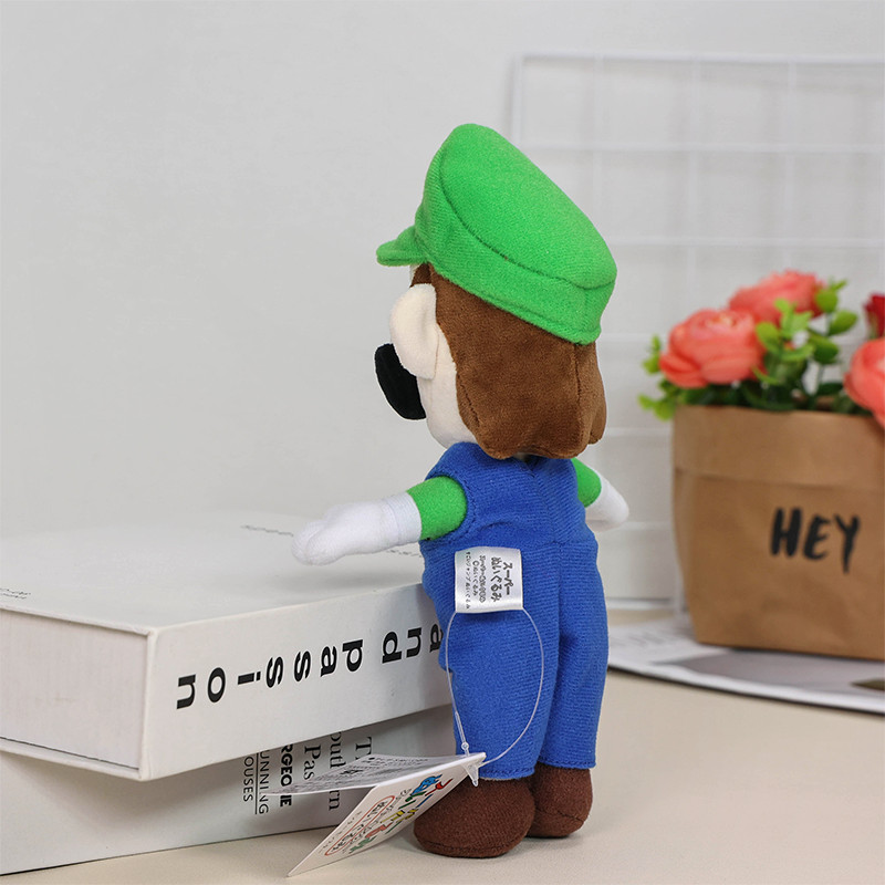 8.5“ Super Mario Bros Plush Classical Luigi Cartoon Stuffed Toys Doll Xmas Gift