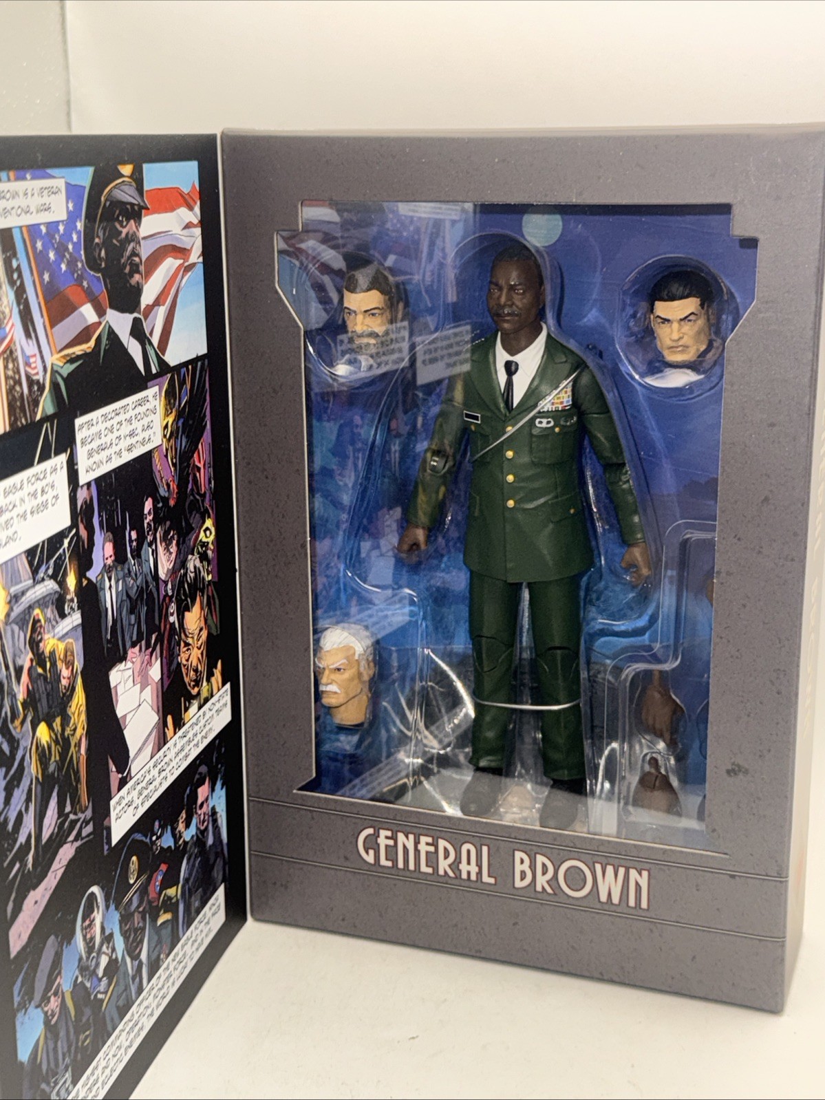 OPERATION MONSTER FORCE GENERAL BROWN BBTS 6&Prime; INCH 1:12 SCALE ACTION FIGURE RARE