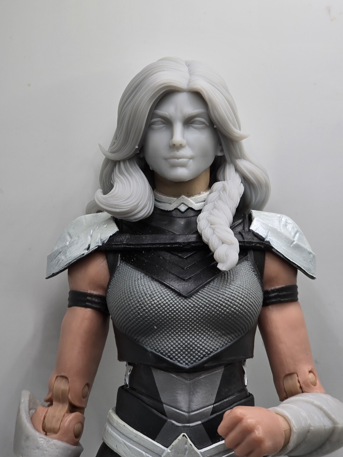 3d Printed SONJA THE WARRIOR LARGE HEAD#2 1:10 7&Prime; SELECT DC MULTIVERSE SCALE