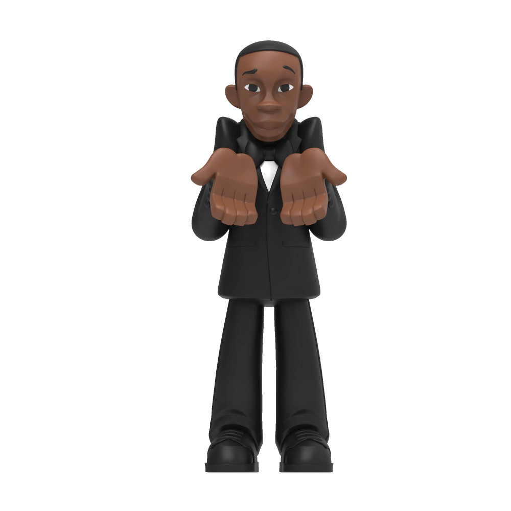 ScreenBreakZ 00 Khaby Lame Collectible Figure in a Tuxedo Allstar Innovations