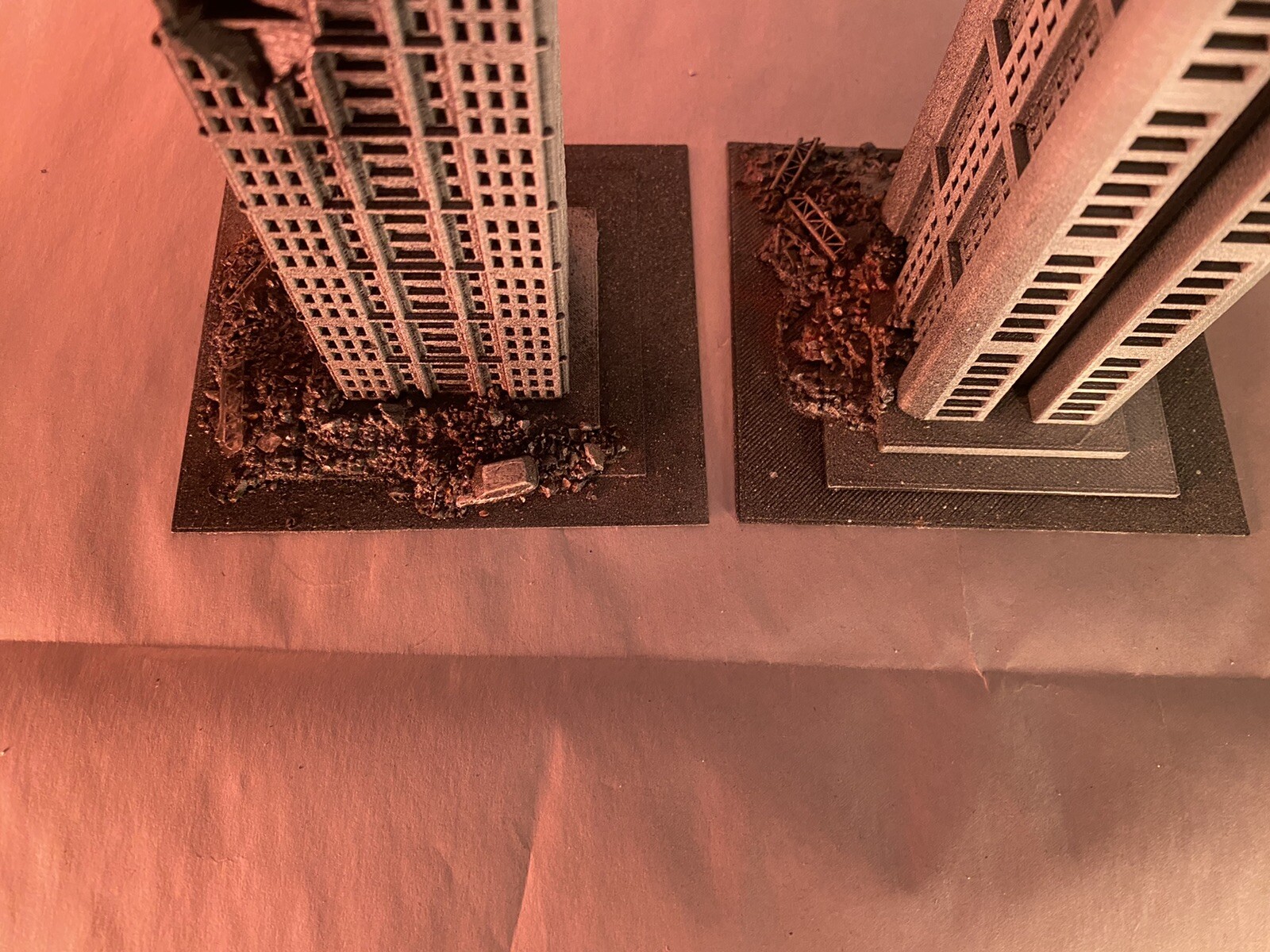 Eyepop Designs 2 XL Buildings 1/200 Scale works with NECA Sh Monsterarts