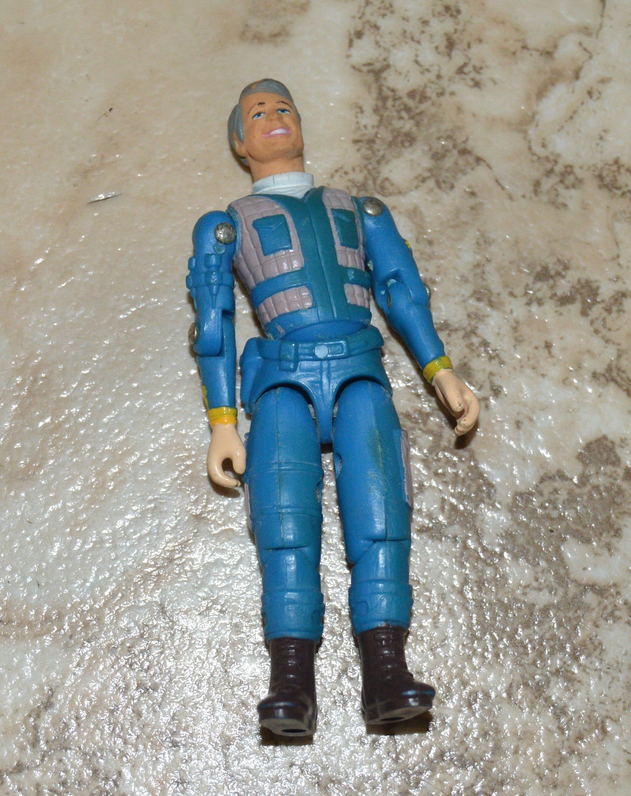 Vintage A-Team John Hannibal Smith 3.75&Prime; Action Figure 1983 Galoob Toy TV Show