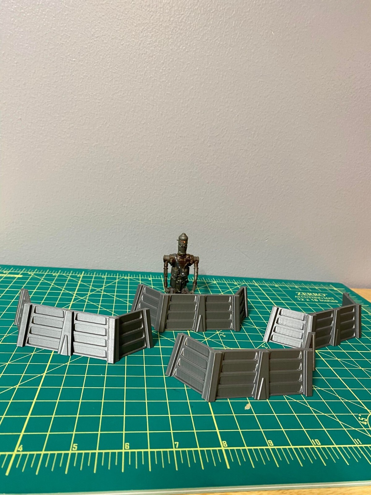 Warhammer 4x Imperial Bunker Barricade Star Wars Legion Game Terrain Mini