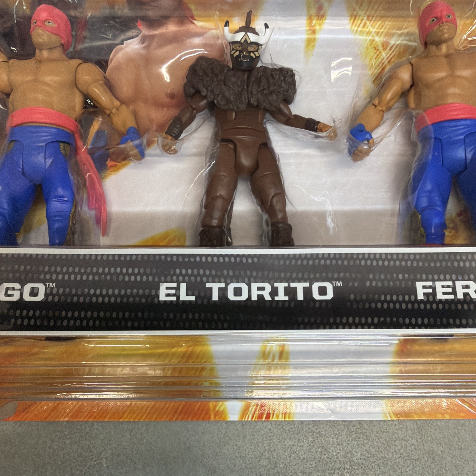 New WWE Triple Threat Match 3 Pack Diego El Torito Fernando K-Mart Exclusive