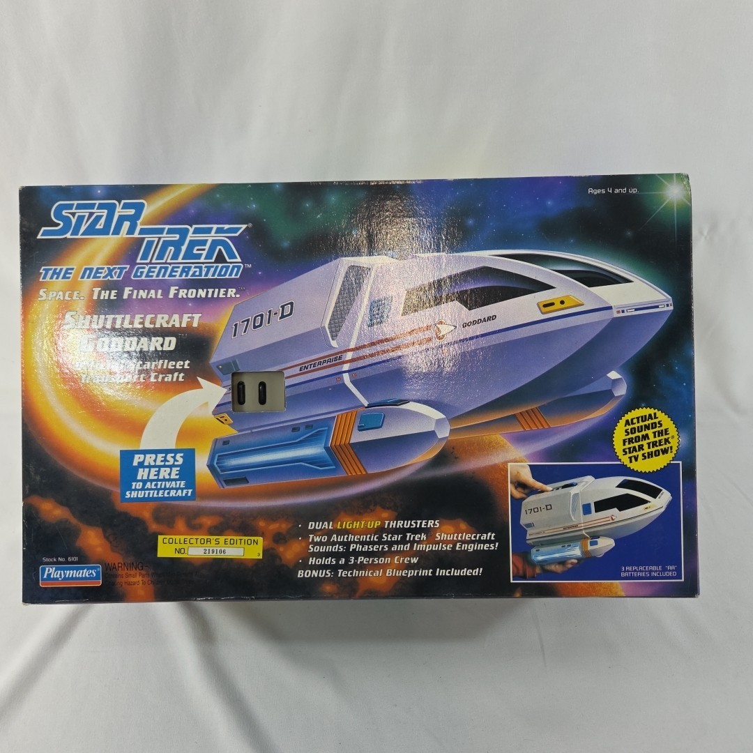 Star Trek The Next Generation Shuttlecraft Goddard 1992 Playmates No. 6101 NEW