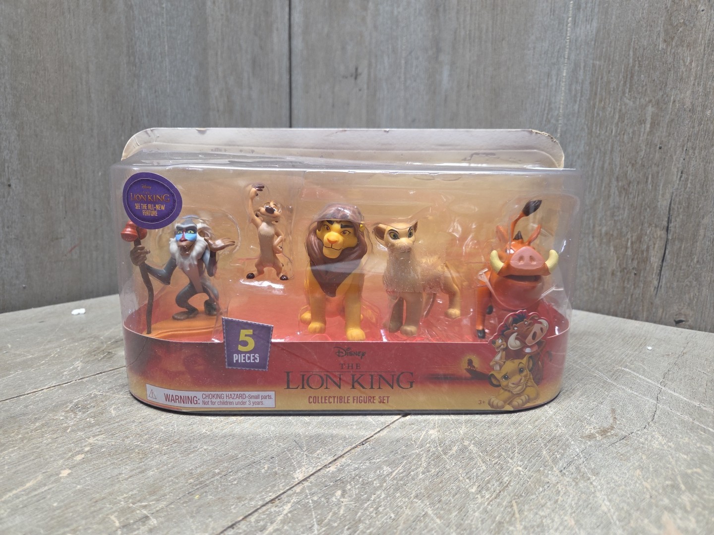 Rare 2019Disney The Lion King Rafiki, Nala, Simba, Timon & Pumbaa Figure 5-Pack
