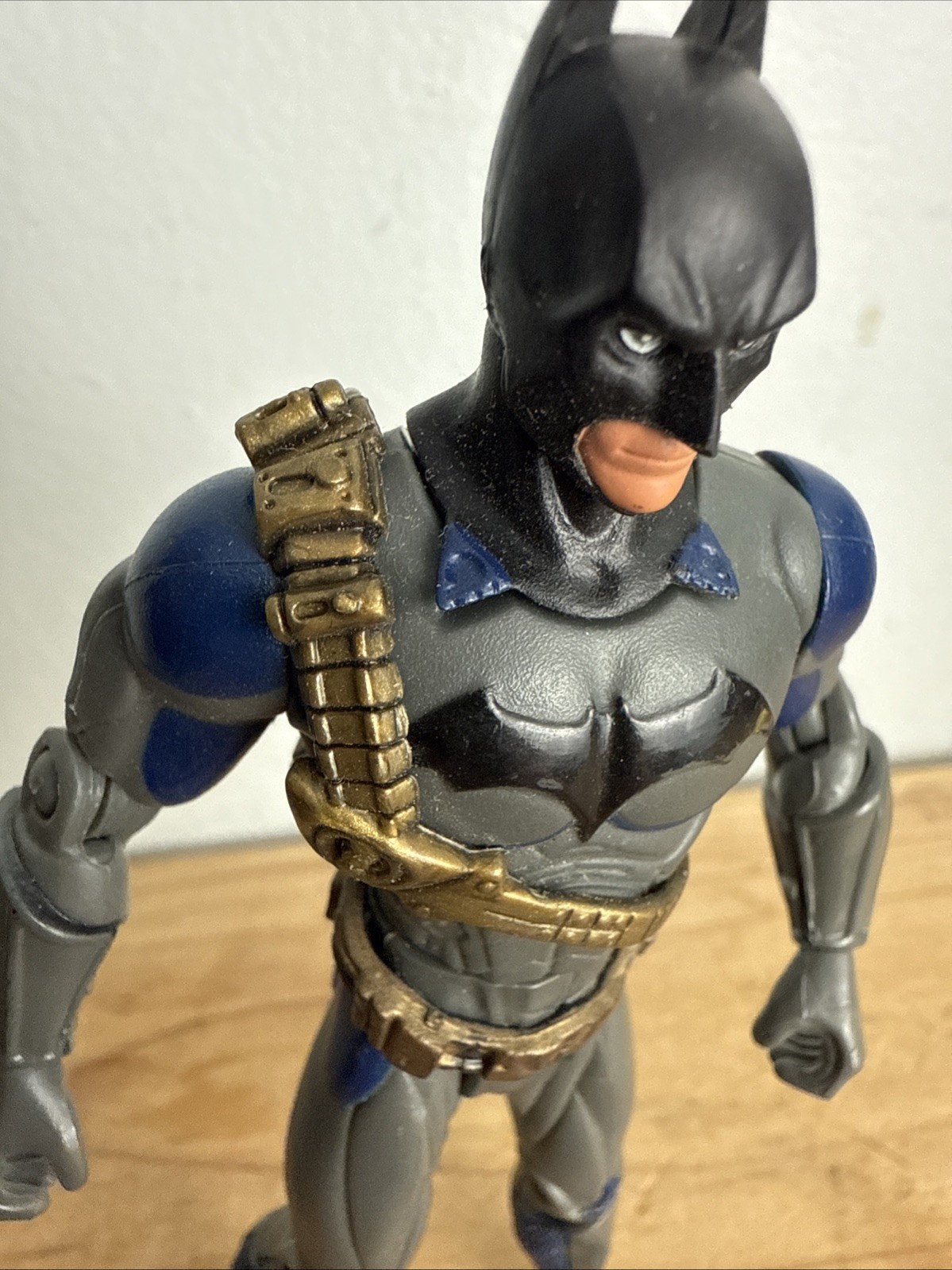 Rare DC Comics Batman Figure Articulated with Straps