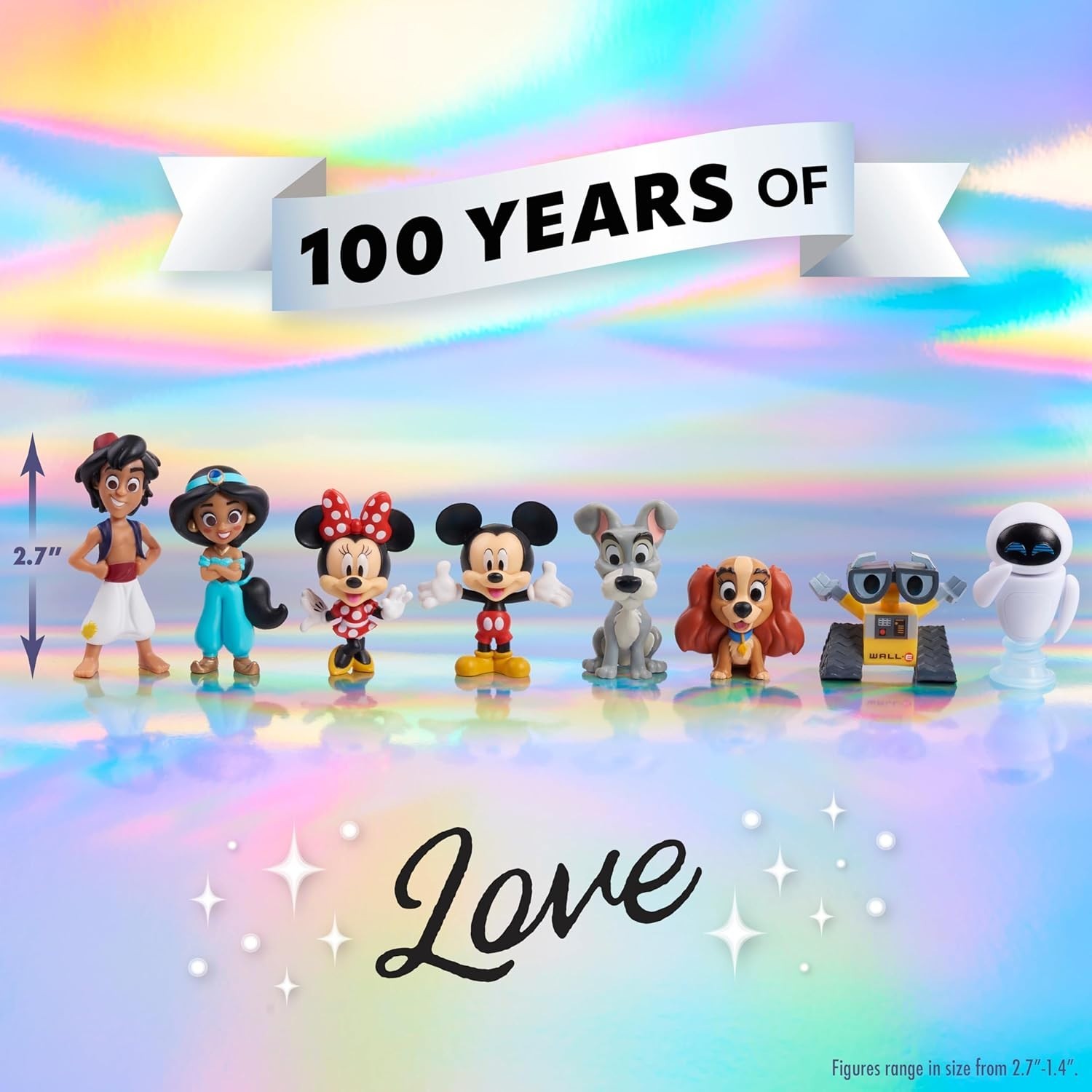 Disney100 Epic Transformations: Limited Edition 8-Figure Collection for Ages 3+