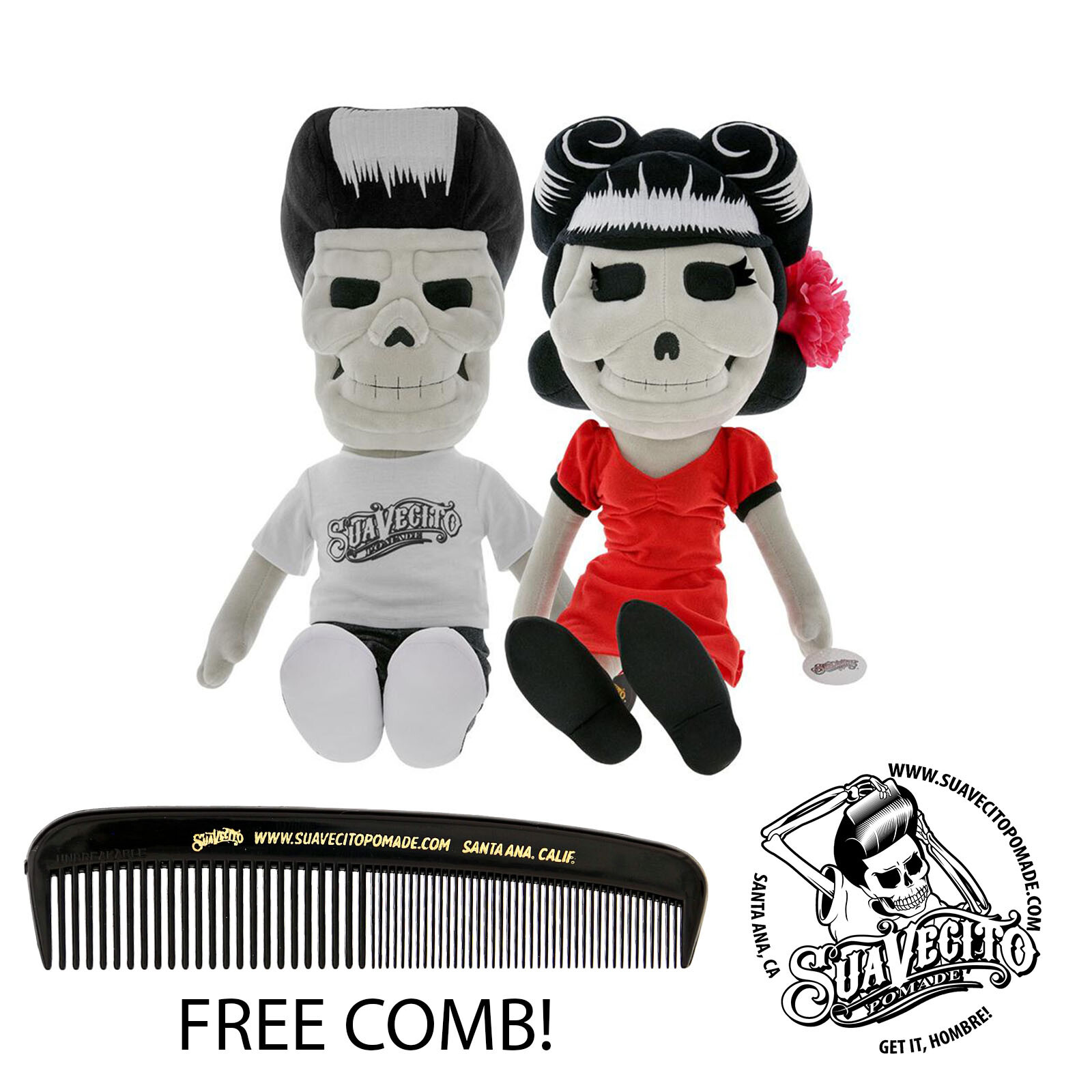 Suavecito Suavecita Mascot Rockabilly Plush Doll 12&Prime; 18&Prime; 24&Prime; Inches