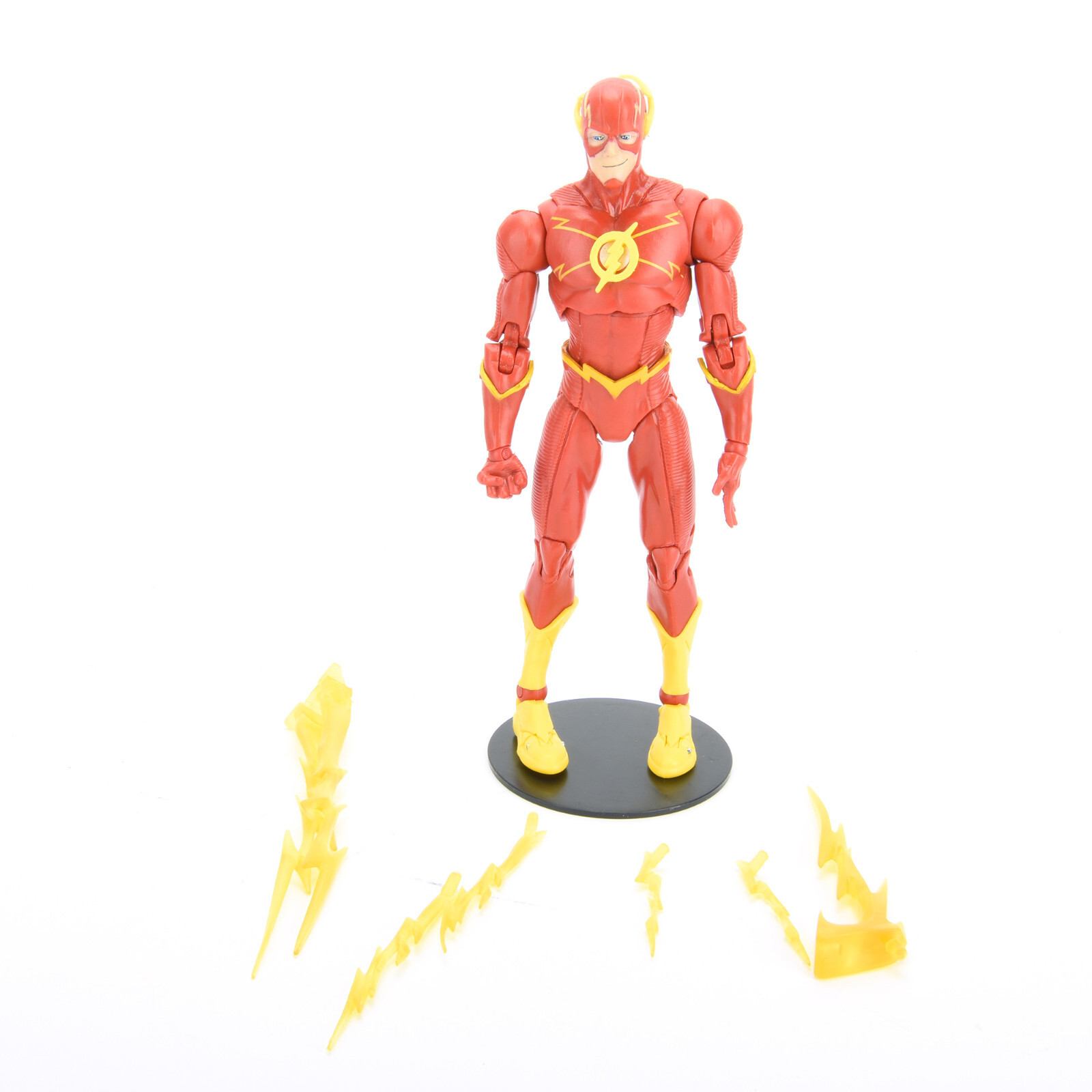 DC Multiverse The Flash 7&Prime; Action Figure w/Lighting Strap & Stand OPEN BOX