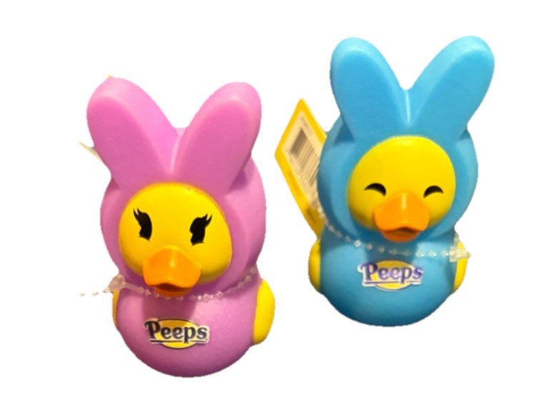 New Easter Peeps Rubber Ducks Lot Duckalooz Set Purple Pink Yellow And Blue New
