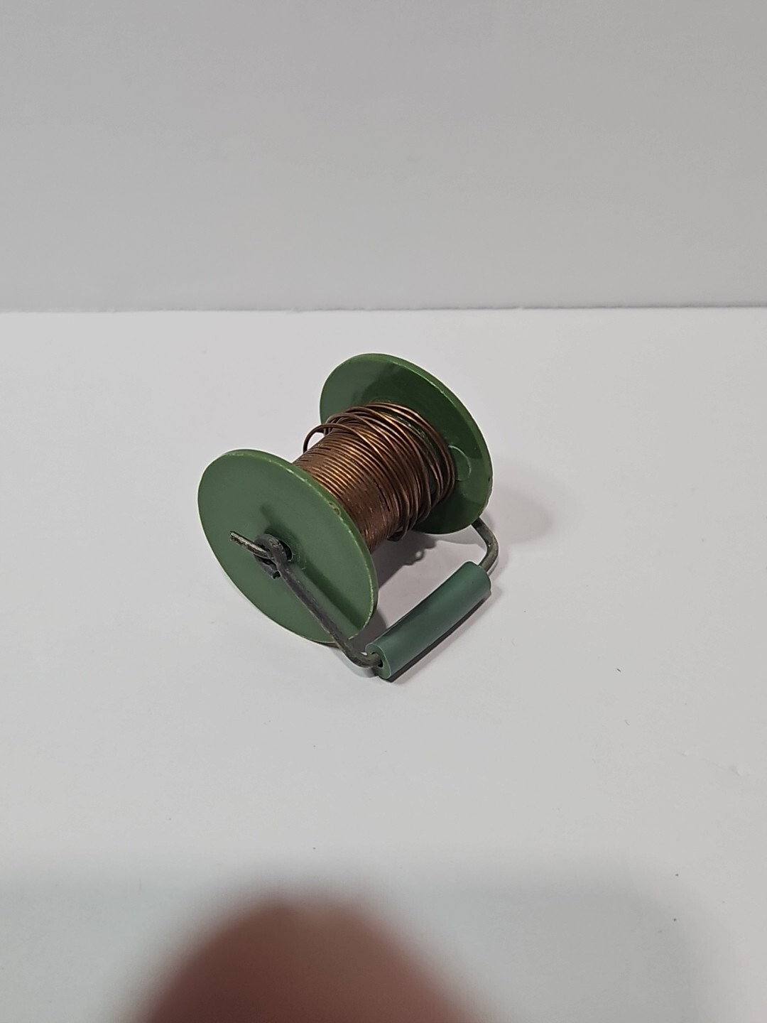 Vintage Hasbro GI Joe Green Mine Trip Wire Spool Roll Condition Issues Copper