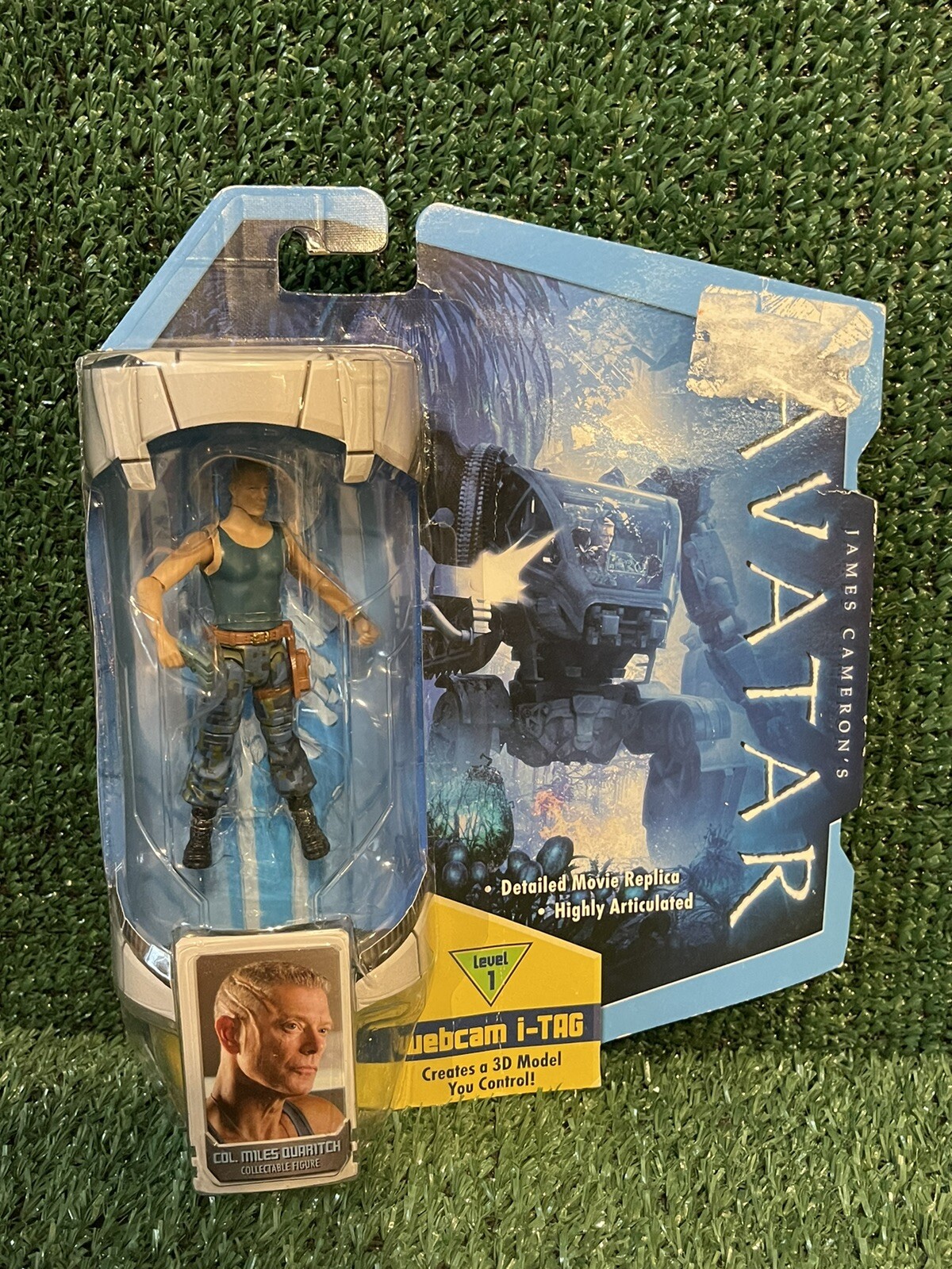 Mattel James Cameron’s Avatar Col. Miles Quaritch Action Figure 2009 New!