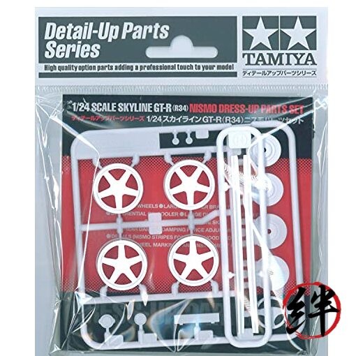 Tamiya 1/24 Detail-Up No. 08 Skyline GT-R R34 Nismo Parts Set for Plastic Model