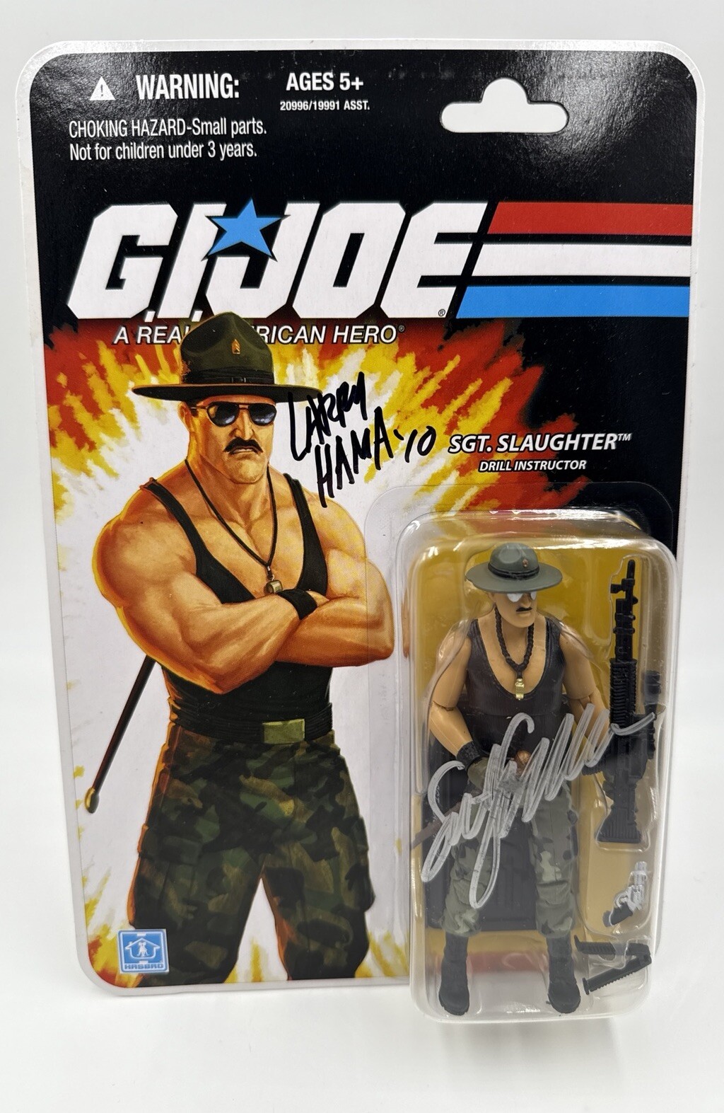 GI Joe 2010 SDCC Exclusive Drill Instructor SGT. Slaughter MOC Signed Larry Hama