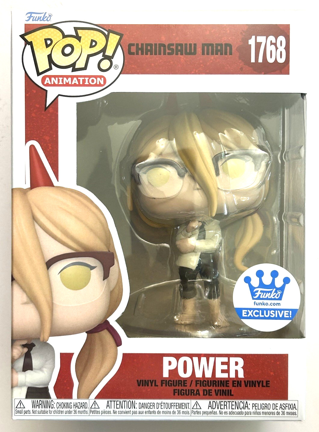 « Chainsaw Man » Power wearing glasses, Exclusive Funko Pop #1768 New